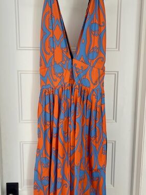 Sophie Theallet Orange & Blue Patterned